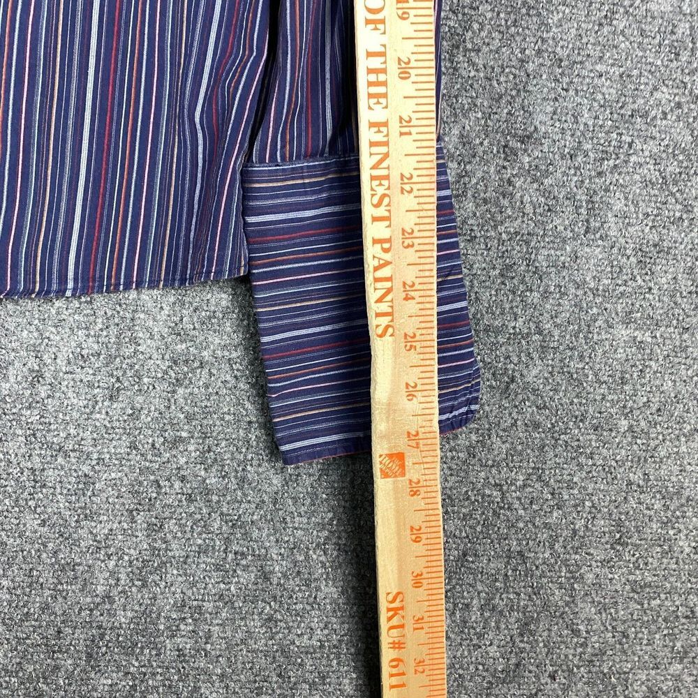 Ben Sherman Dress Shirt Men's Large Vintage Fit Long Sleeve Striped Adults - Picture 6 of 8